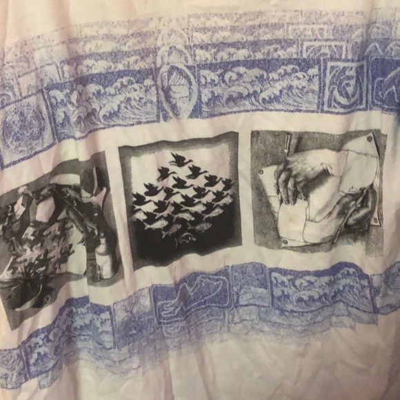 🌴🍎Vintage 1991 Andazia M.C. Escher Tee- 668 *tee deal $80 or $70 w/offer - Picture 2 of 7